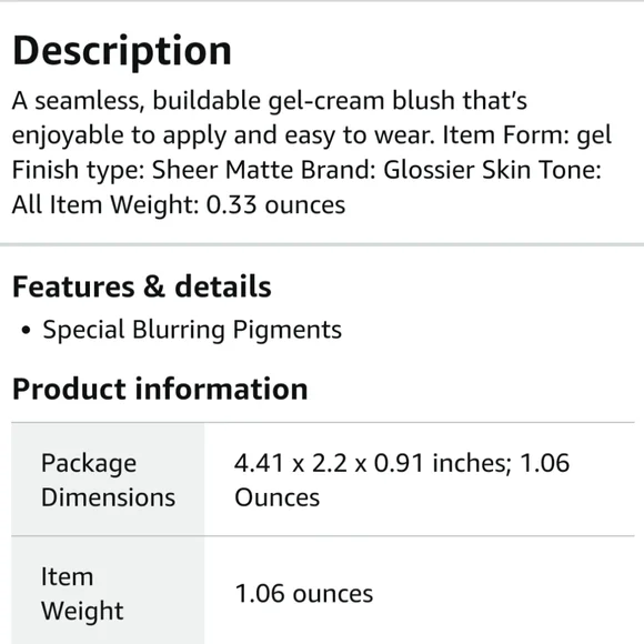 {Glossier}  Blush - Picture 3 of 3